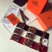 Hermes Black Crocodile Collier de Chien Bracelet Size S