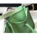Hermes Evelyne III TPM Bag In Vert Criquet Clemence Leather